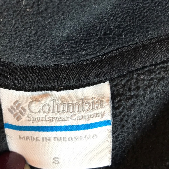 COLUMBIA Fleece Pull On Zip Up Jacket S - Picture 8 of 9